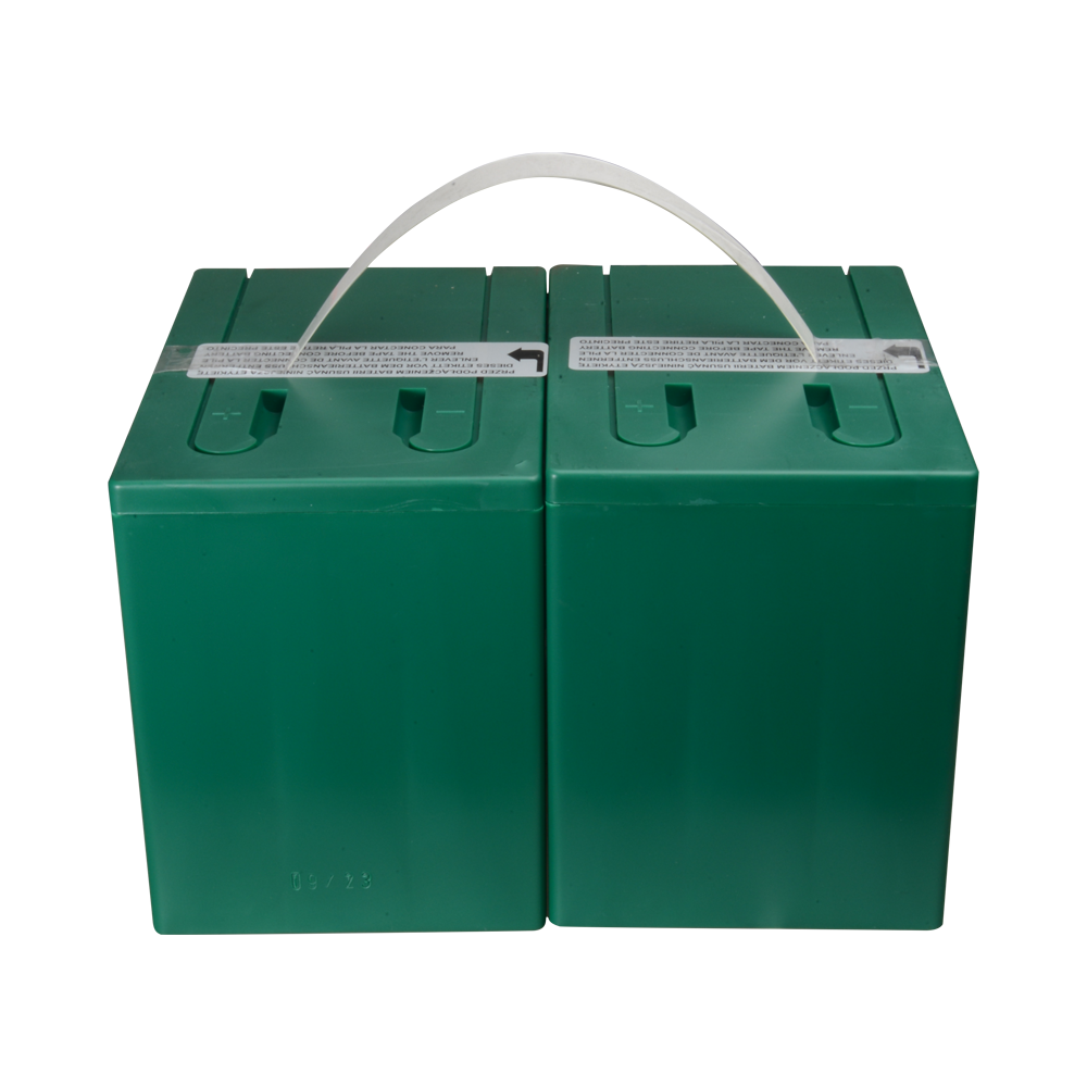 Batteria zinc-aire - Voltaggio 7.5 V / Capacità 3200 Wh - Connettore triplo DC: Jack, mini USB e molex - Lunghezza del cavo 2 m - Compatibile con Ajax e RSI Videofied - 158 (La) x 260 (Lu) x 188 (Al) mm / 6 Kg