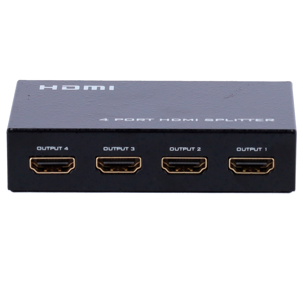 Moltiplicatore di segnale HDMI - 1 ingresso HDMI - 4 uscite HDMI - Fino a 4K*2 - Lunghezza massima in uscita 25 m - Alimentazione DC 5 V