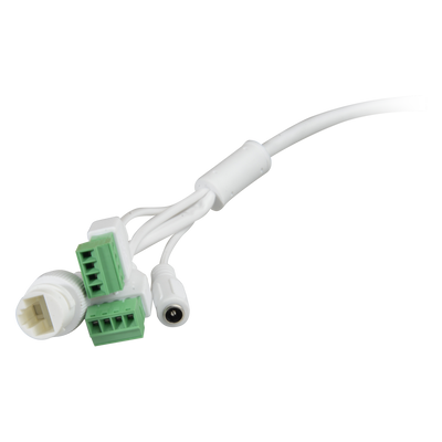 Cámara IP de 5 Megapíxeles - CMOS de escaneo progresivo de 1/2.7" - Lente de 2.8 mm - Micrófono integrado - LEDs IR Alcance de 30 m - PoE IEEE802.3af | IP67, IK10