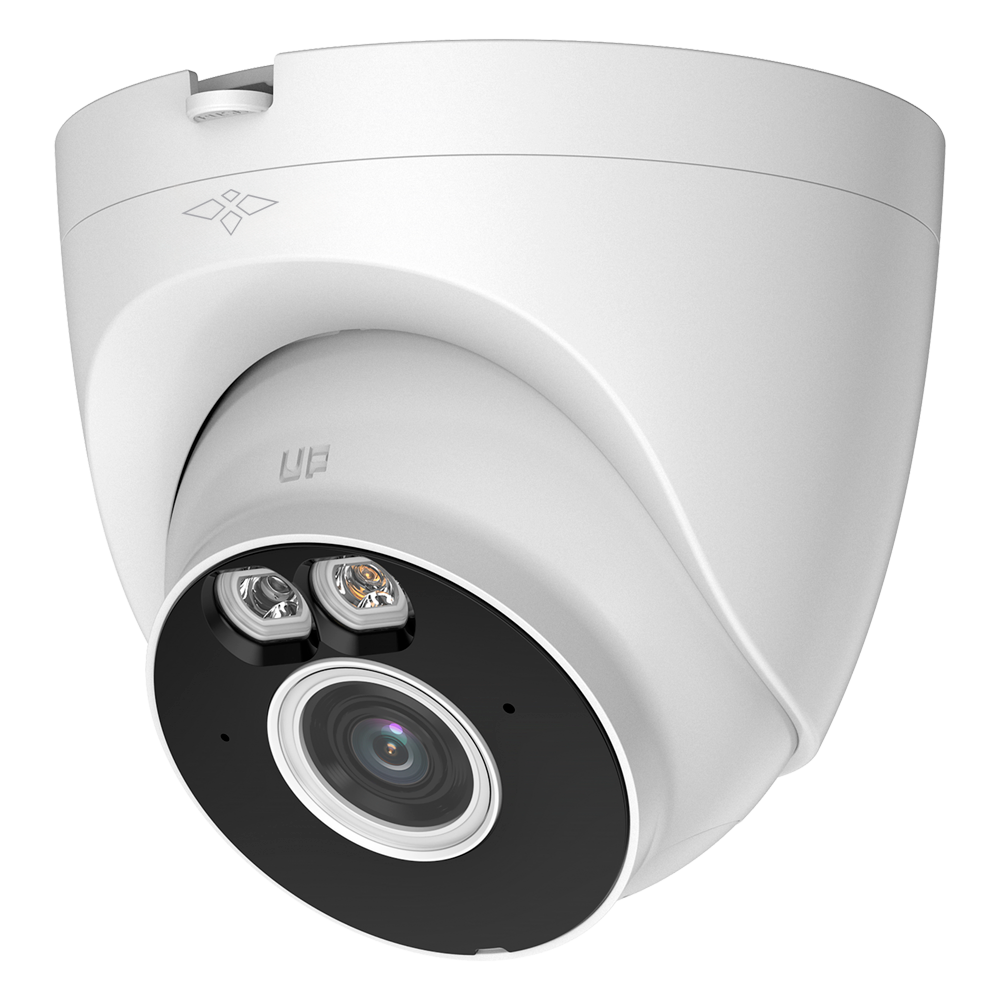 Cámara Turret IP 4Mpx gama PRO - Smart Dual Light alcance 30m | Active Deterrence - Lente 2.8 mm - IA: detección y clasificación de personas - Micrófono y altavoz | MicroSD - Wifi IEEE802.11b/g/n | Impermeable IP67