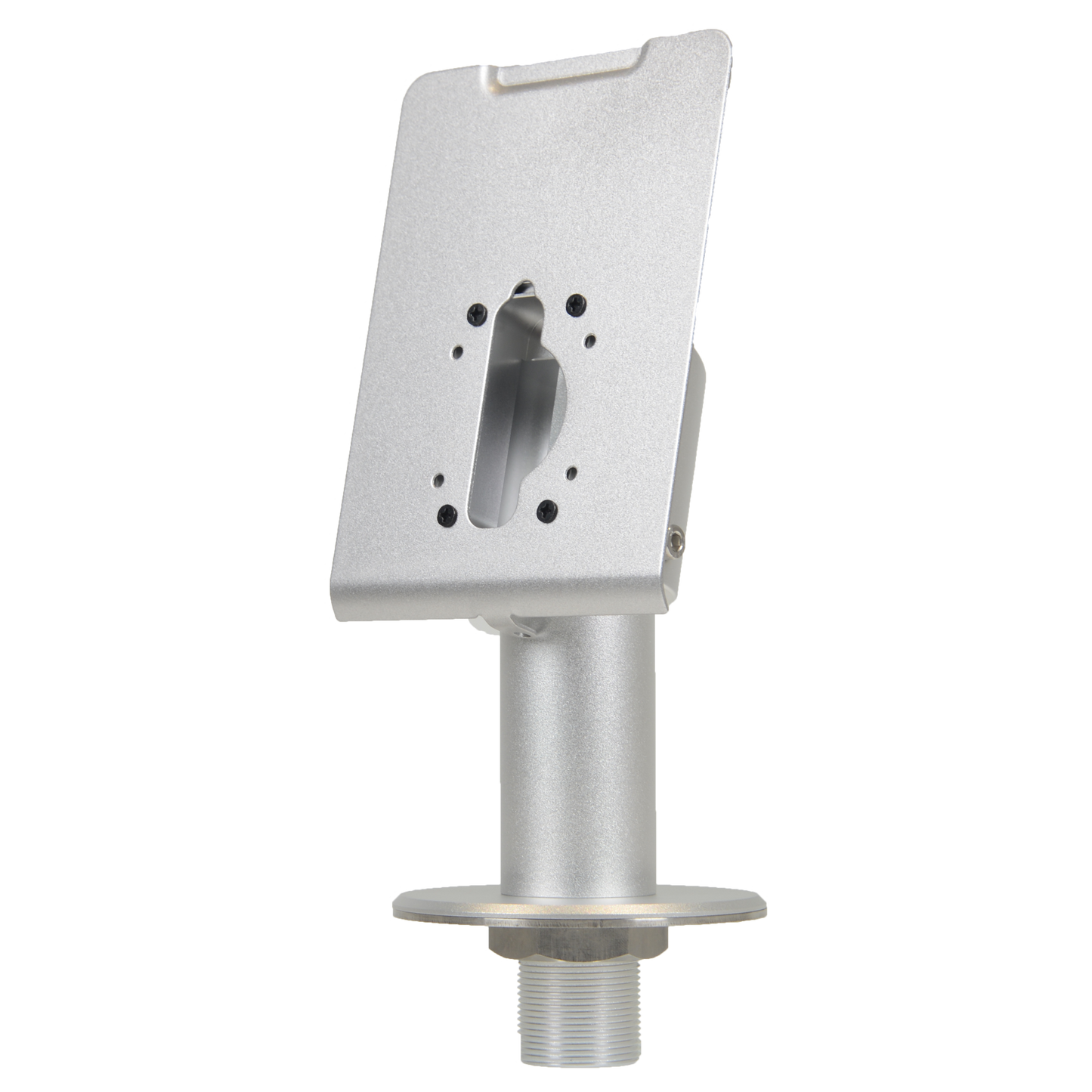 Supporto verticale per tornelli - Specifico per i dispositivi di riconoscimento facciale - Compatibile con ZK-PROFACEX-TD - Fori di connessione - 152 mm (H) x 50 mm (l) x 90 mm (Ø) - Fabbricato in lega di alluminio