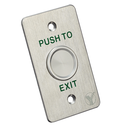 Door release button - Electric part type - NO / COM contact - Recessed or surface mounted with MBB-811B-M - Measurements 86x50x20 mm - Stainless steel finish