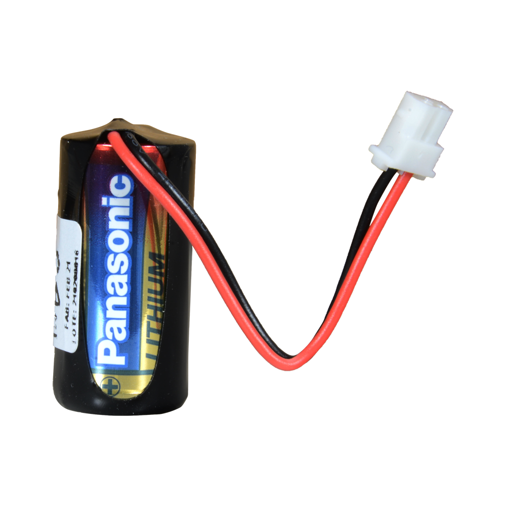 Panasonic - Pack di pile CR123A / CR17345 / 5018LC - Connettore Molex 5284 - Voltaggio 6 V / Litio - Capacità nominale 1400 mAh - Compatibile con rilevatori Visonic Next Cam PG2 e K9 PG2