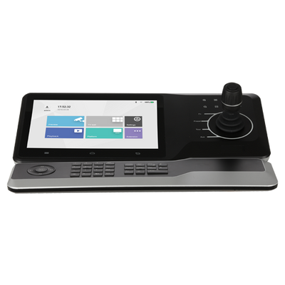 Tastiera di controllo IP X-Security - Schermo LCD tattile 10" - Collegamento RS485 / RS422 / RJ45 / RS232 - WiFi | Ethernet | USB | HDMI - Joystick 4 axis e mini tastiera - Fino a 4 canali 4K o 16 a 1080p