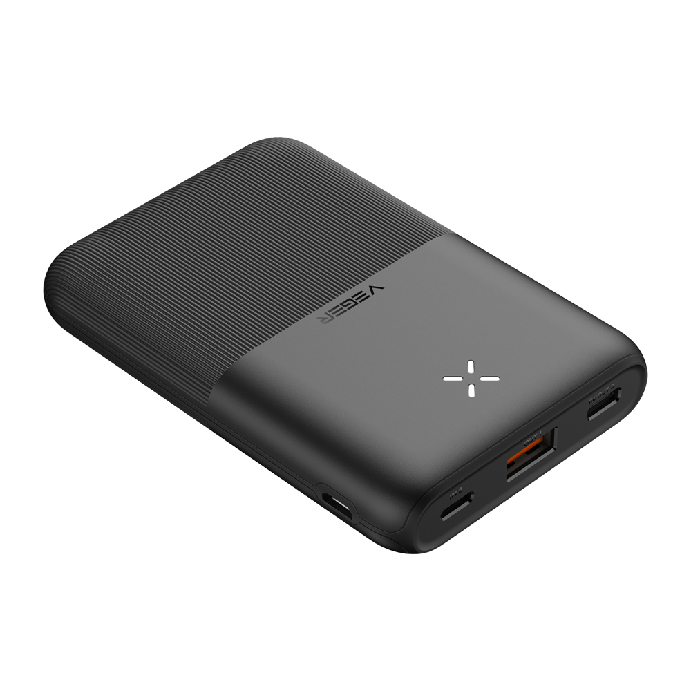 VEGER - Batería externa - Capacidad 10000 mAh - Voltaje 3.85 V /Polímero de litio - Potencia  38.5 Wh