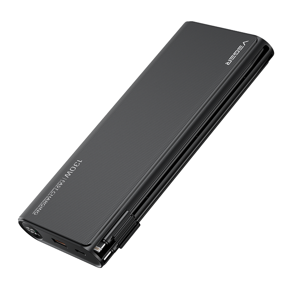 VEGER - Batería externa - Capacidad 25000 mAh - Voltaje 3.7 V /Polímero de litio - Capacidad nominal 14900 mAh - Potencia 92.5Wh