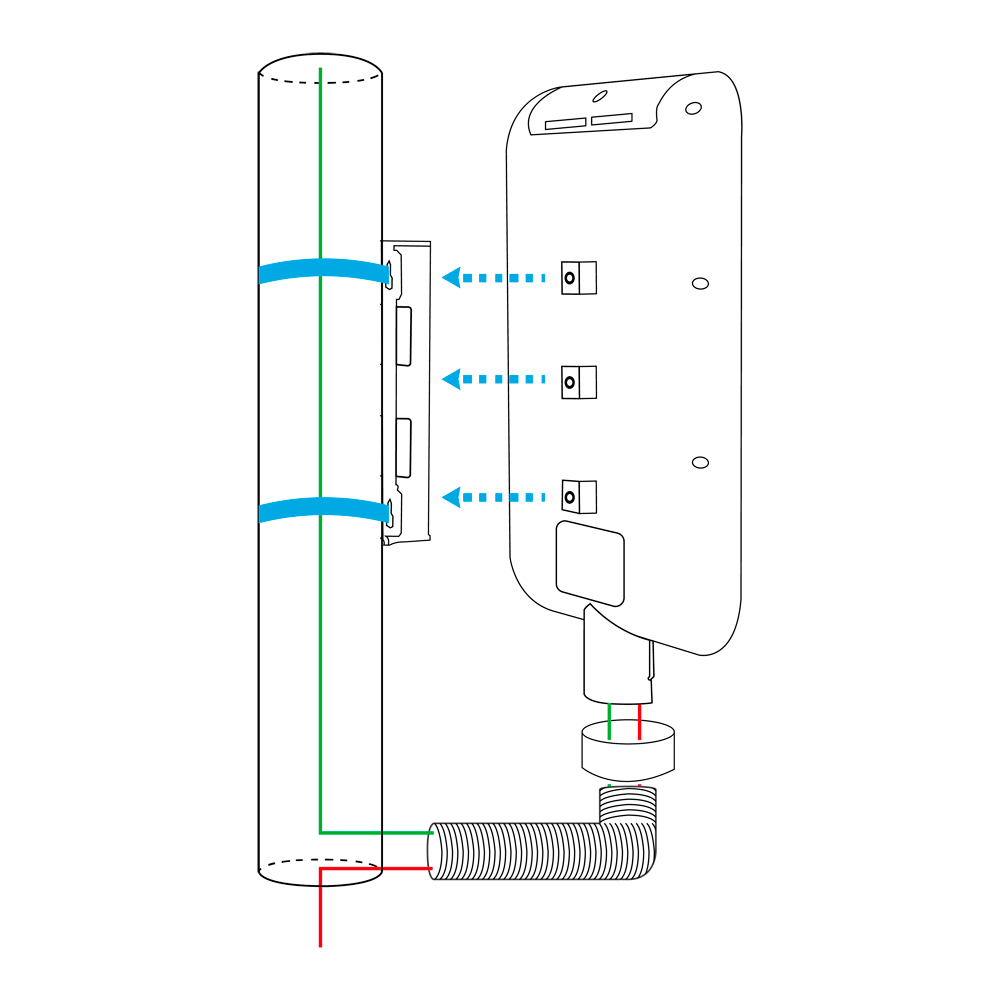 Switch POE per esterni - 8 RJ45 Gigabit PoE + 2 SFP Uplink Port Gigabit - Velocità 10/100/1000 Mbps - 30 W per porta / Massimo 120W