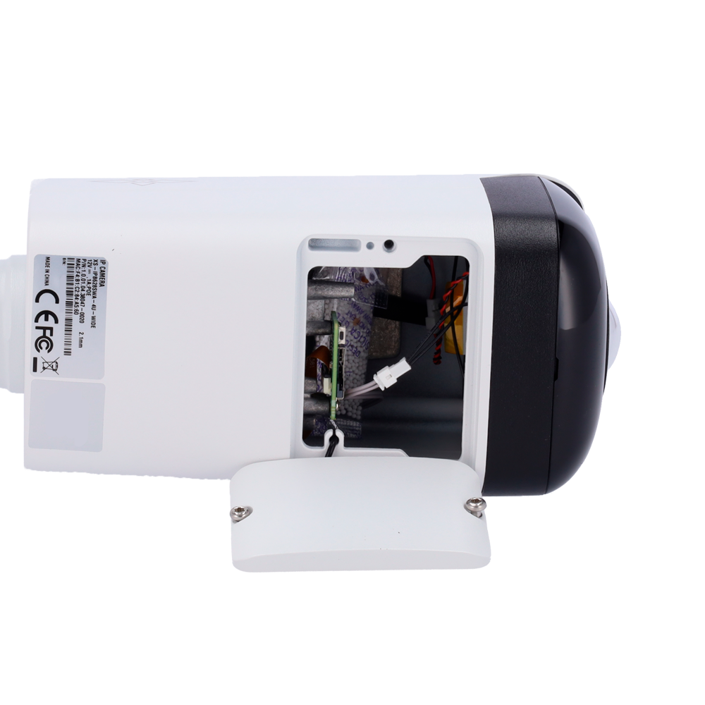 Cámara IP 4 Megapixel - 1/2.1" 4MP Gran Angular  - Compresión H.265+ / H.265 - Lente 2.8 mm / WDR - MicroSD hasta 256GB - SMD Plus y Protección Perimetral