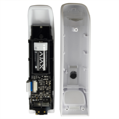 Rilevatore PIR tipo tenda  - Senza fili 868 MHz Jeweller - Certificato grado 2 - Portata di rilevamento configurabile da 6 a 15 m - Distanza in spazio aperto 1700 m - Uso interno