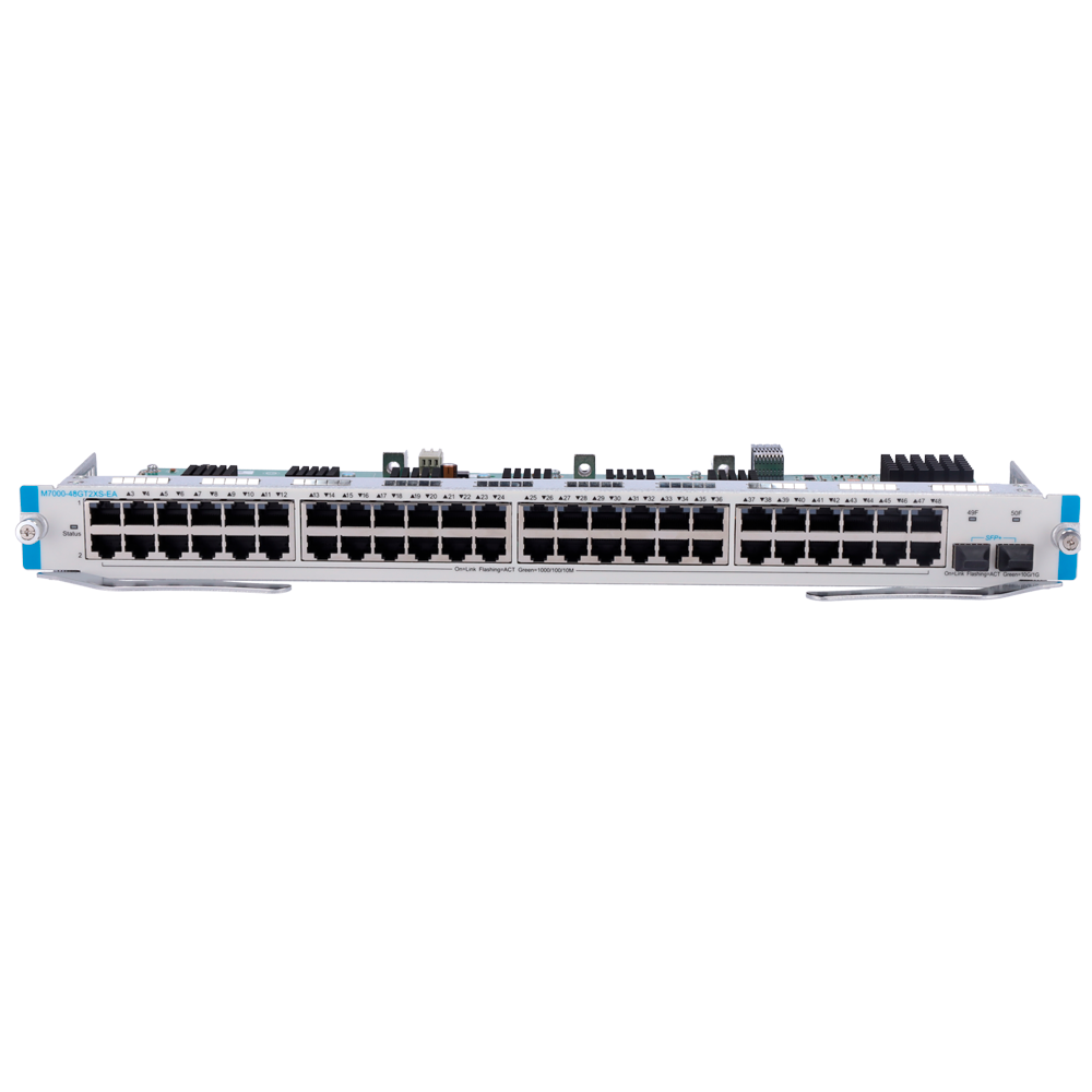 Reyee - Tarjeta de Interfaces para Switch modular - Compatible con RG-NBS7003 y RG-NBS7006 - 48 Puertos Gigabit RJ45 + 2 SFP+ 10Gbps - Tamaño 1U
