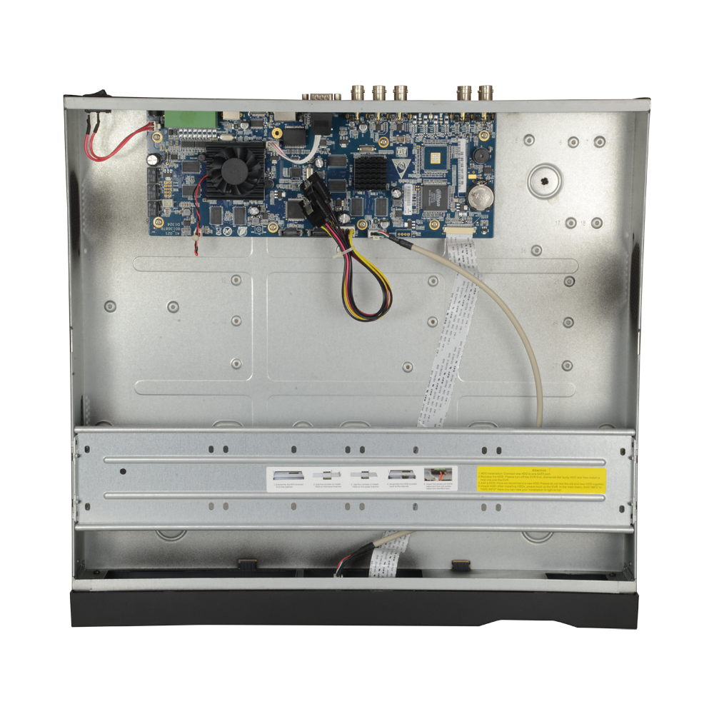 Videoregistratore digitale HDCVI - 4 CH HDCVI / 4 CH audioP - 1080P (12FPS) /720p (25FPS) - Entrate/Uscite allarmi - Uscita VGA, HDMI Full HD - Ammette 2 hard disk