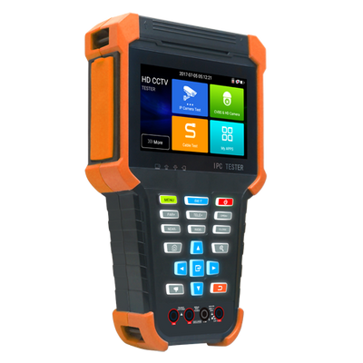 Tester TVCC Multitasking - Supporta telecamere HDTVI, HDCVI, AHD, CVBS e IP - Risoluzione del tester fino a 4K - Schermo LCD colore 4" - Batteria integrata di 4000mA - Funzionamento semplice
