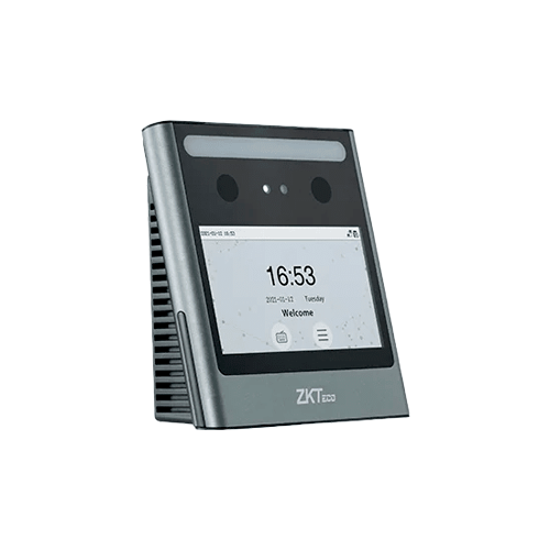 Controllo accessi - Riconoscimento facciale, PIN e scheda EM - Display 4.3" TFT tattile - 500 volti | 150.000 registri - TCP/IP e USB - Software ZKBioAccess 5 porte incluse