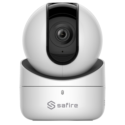 Telecamera IP Wi-Fi Consumer 2 Megapixel - 1/2.8" Progressive Scan CMOS - Compressione H.265+/H.265/H.264+/H.264/MJPEG - Lente 2.8 mm - LED Distanza 10 m - Monitoraggio dell'obiettivo in movimento - CMS e App per Smartphone / Tablet (Safire Connect)
