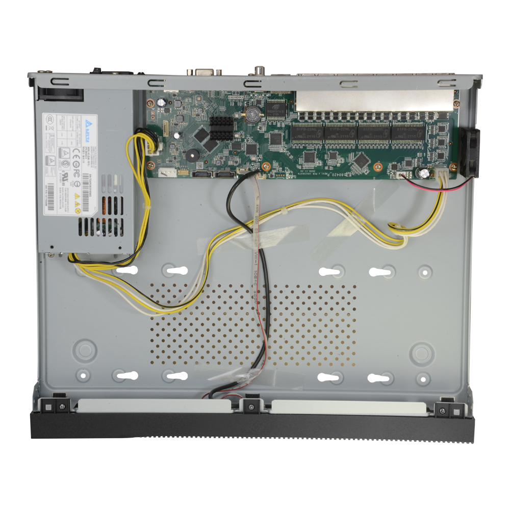 NVR para cámaras IP - 16 CH vídeo / 16 puertos PoE - Resolución máxima 8.0 Mpx / Compresión H.265+ - Ancho de banda 160 Mbps - Salida HDMI 4K y VGA - Permite 2 discos duros
