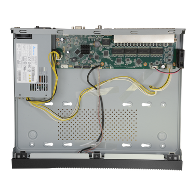 NVR per videocamere IP - 16 CH vídeo / 16 porte PoE - Risoluzione massima 8.0 Mpx / Compressione H.265+ - Larghezza di banda 160 Mbps - Uscita HDMI 4K e VGA - Ammette 2 hard disk