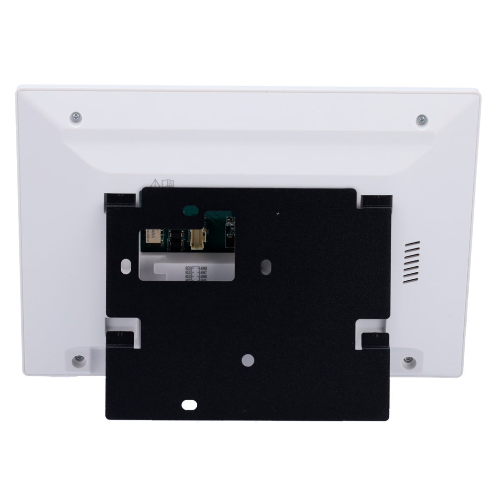 Monitor per videocitofono - Schermo TFT di 7" - Audio bidirezionale - TCP/IP, WiFi, SIP - Slot per scheda microSD fino a 32 GB - Montaggio su superficie | Bianco
