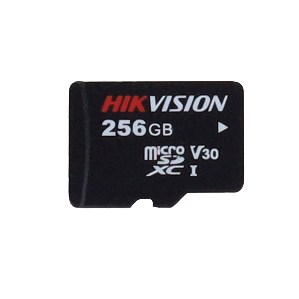 Scheda di memoria Hikvision - Tecnologia 3D TLC NAND - Capacità 256 GB - Classe 10 U3 V10 - Più di 3000 cicli di lettura/scrittura - Adatto per dispositivi di Videosorveglianza