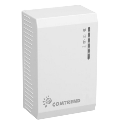 Adattatore Ethernet PLC - Trasmissione 10/100 Mbps - Trasmissione dati attraverso la rete elettrica - Plug & Play - Installazione nella presa di corrente - Uscita: Connessione PoE RJ45 - PoE.802.3af
