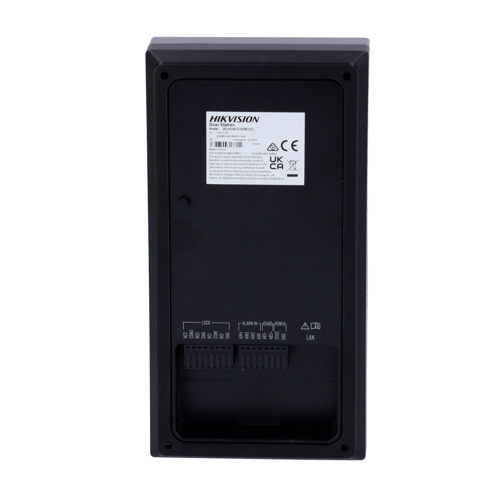 Videoportero IP WiFi 4 apartamentos - Cámara 2 Mpx | Audio bidireccional - Apertura con tarjeta MF | 2 relés - App móvil con o sin monitor - Apto para exterior IP65 | IK08 - Montaje encastrado | PoE