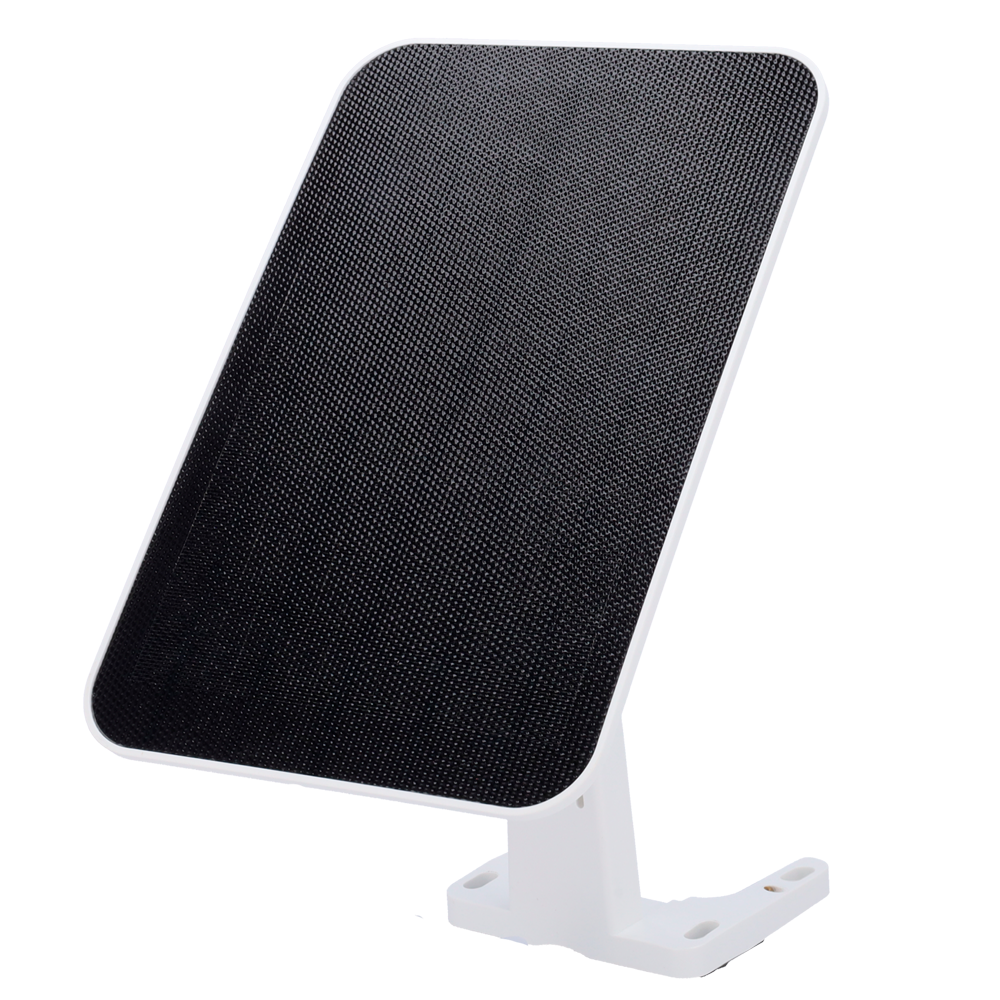 Imou Panel Solar - Compatible con cámaras Imou Cell PT - Método de encapsulación de PET laminado - Cristal de silicio solar monocristal - Potencia del panel solar 7W / Tipo USB-C - Apta para exterior IP65
