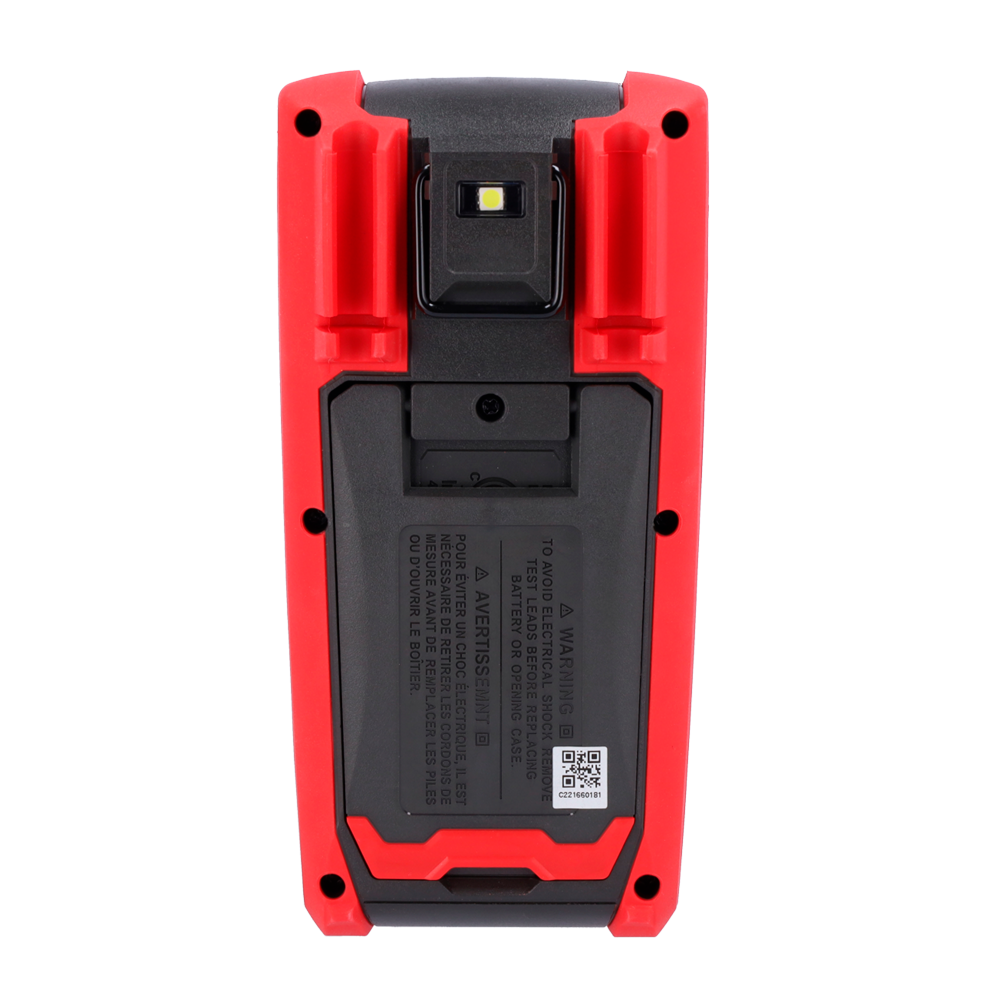 True RMS digital multimeter - DC and AC voltage measurement up to 1000V - DC and AC intensity measurement up to 10A - Resistance and capacitance measurement - Buzzer for continuity test | Diode test
