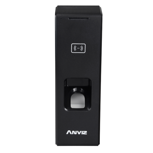 Lettore biometrico autonomo ANVIZ - Impronte digitali e RFID - 3.000 registrazioni / 50.000 registri - TCP/IP, RS485, miniUSB, Wiegand 26 - Controller integrato - Adatto per esterni IP65