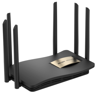 Reyee Gigabit Mesh Wi-Fi Router 5 AC1300 - 4 Puertos RJ45 10/100/1000 Mbps - 802.11AC dual-stream y banda de 2,4 y 5 GHz - Gestión Remota vía Cloud - Control Parental, Red de Invitados, Roaming - Pequeña Oficina/Oficina en Casa