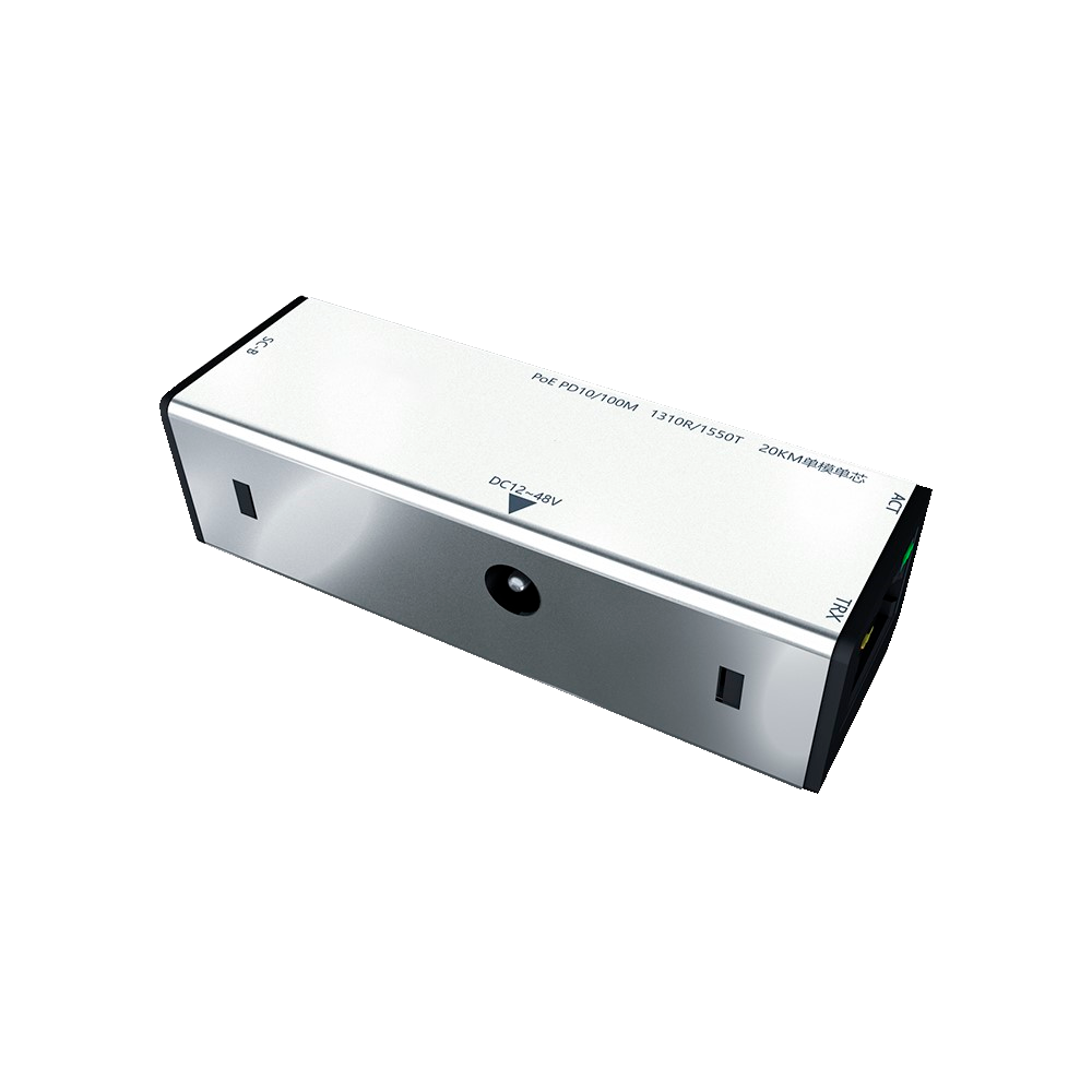 Kit conversor de medio (2 unidades) - 1x Puerto Ethernet RJ45 - 1x Conector SC Simplex - Gigabit Ethernet 10/100/1000Mbps - Distancia de Transmisión de Fibra 3Km - Alimentación 5-12Vdc o PoE 802.3af