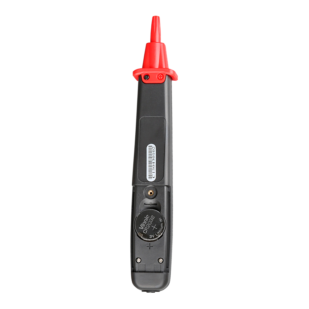 Multimetro digitale a penna - Schermo LCD - Misurazione della tensione DC e AC fino a 300V - Misurazione della resistenza e della capacitanza - Cicalino per test di continuità | Test dei diodi - Rilevamento del campo elettrico (EF)