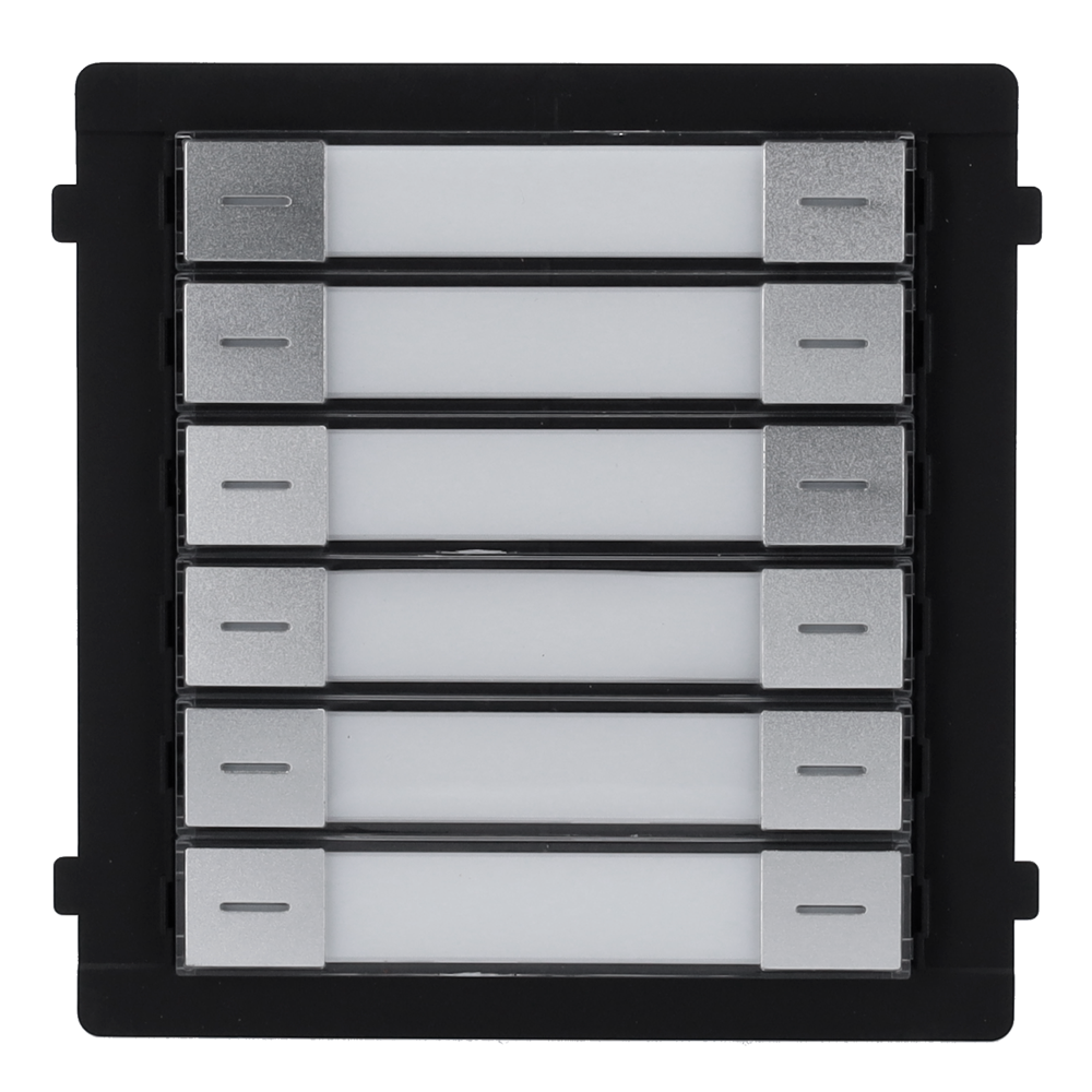 Modulo estensione - Chiamata di diversi monitor - 12 pulsanti - 6 etichette LED personalizzate - Adatto per esterni IP65 - Montaggio modulare