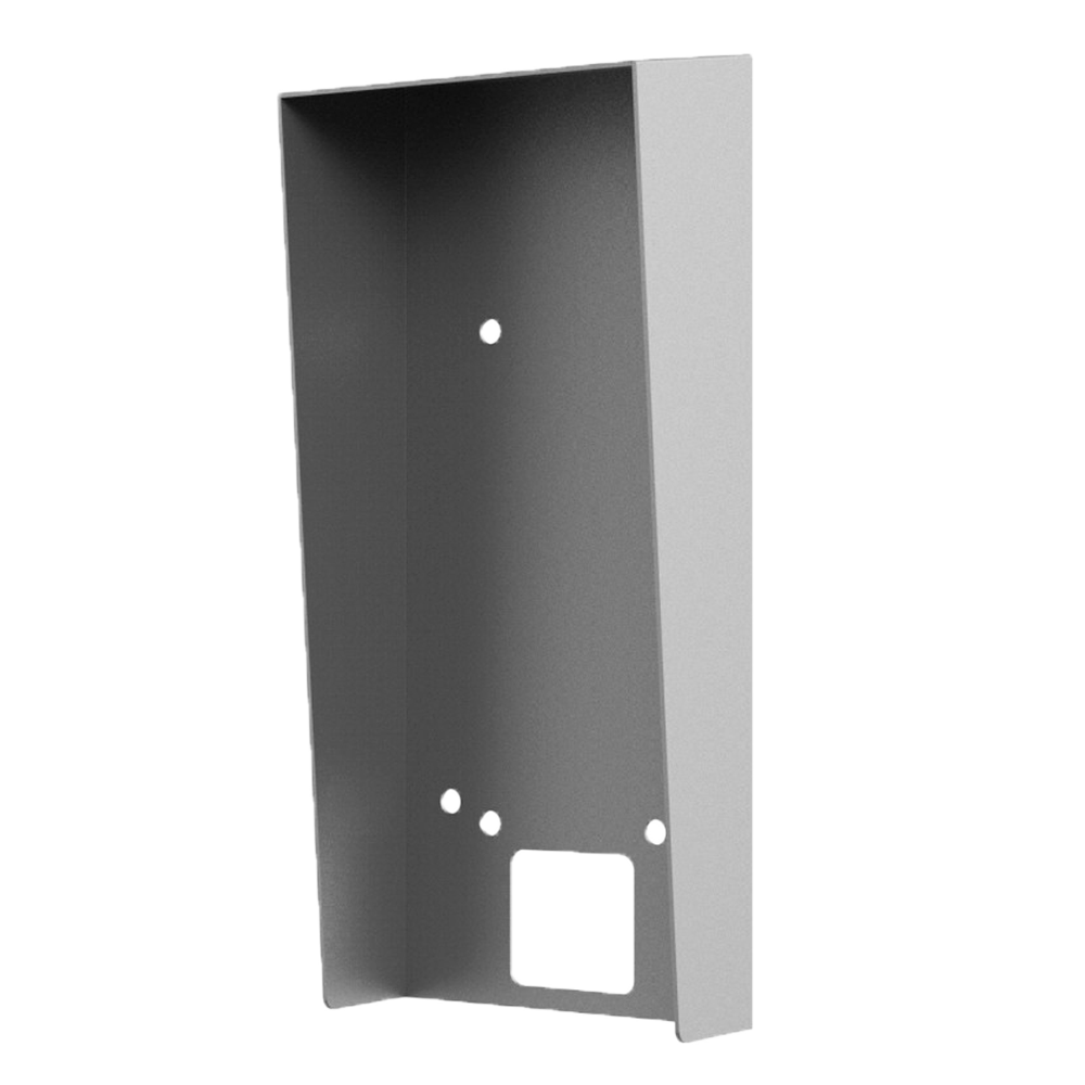 Soporte de superficie - Específico para controles de acceso - Compatible con DS-K1T502x - Con visera - 189 (Al) x 85 (An) x 42 (Fo) mm - Fabricado en SECC