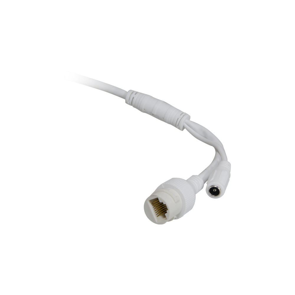 Cámara IP Bullet Gran Angular - 4 Mpx (2688×1520) - Luz Ultra Baja - Lente gran angular 180º - LEDs IR Alcance 20 m - Ranura para tarjeta MicroSD