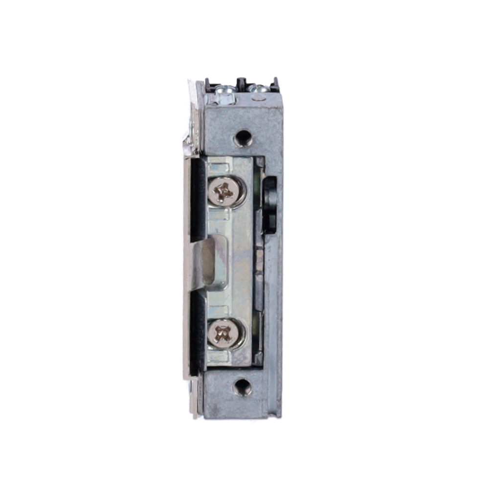 Apriporta elettrico Dorcas - Per porta singola | Scrocco radiale regolabile - Modo apertura Fail Safe (NC) - Forza di ritenzione 330 kg | Anteriore senza taglio - Alimentazione DC 12V - Montaggio a incasso