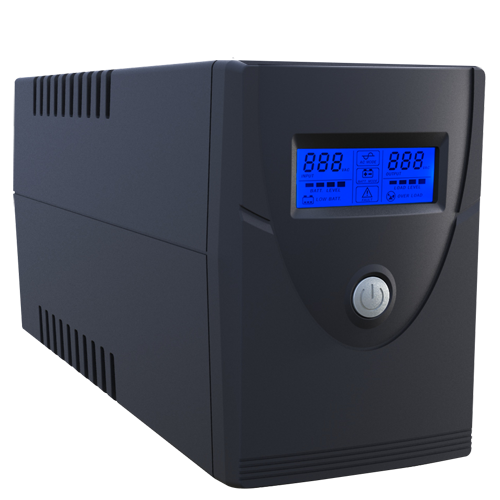SAI mono fase - Potenza 600VA/360W - Entrata 220~240 Vac /Uscita 230 Vac - 2 uscite SAI/UPS protette - Tempo di ricarica 6~8 h - Batería de plomo-ácido sellada
