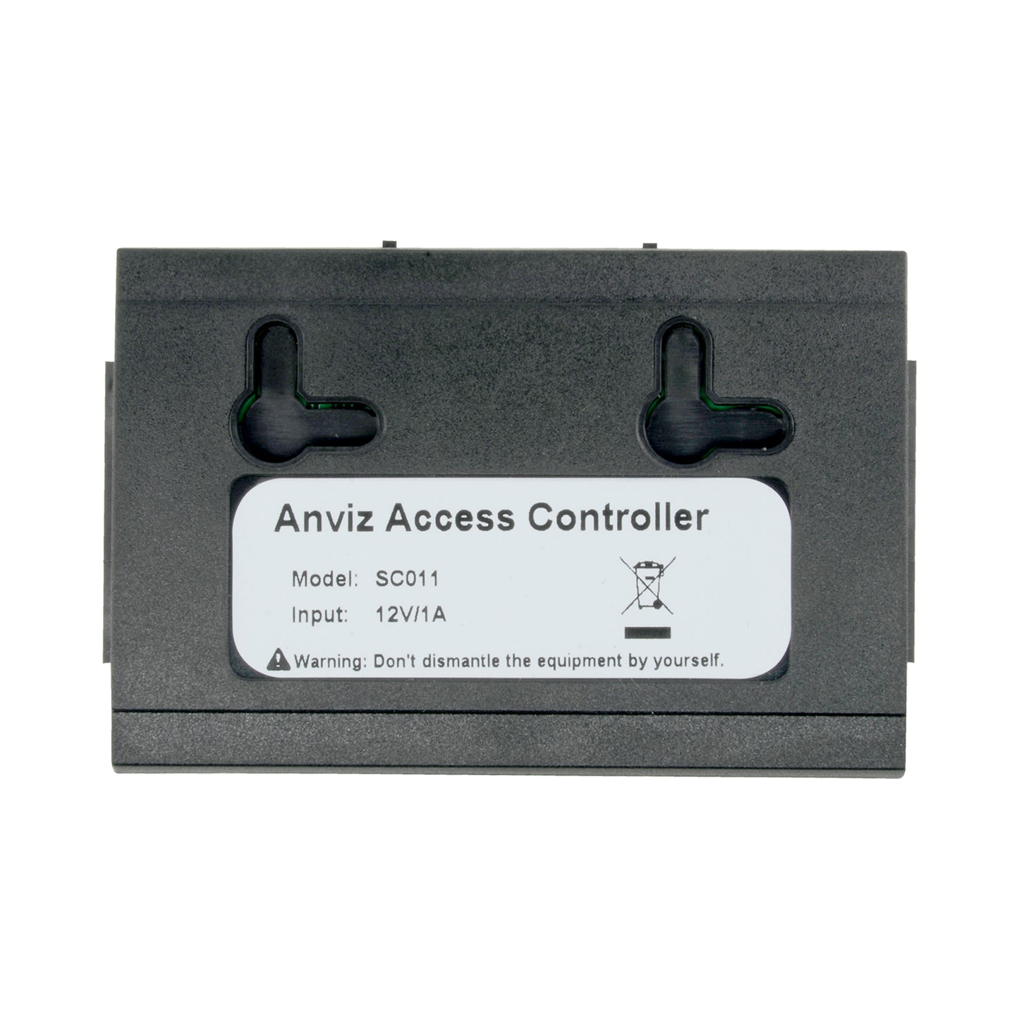 Controlador independiente ANVIZ - para instalaciones automáticas - Entrada Wiegand y pulsador ANVIZ - Salida relé NO/NC - Control directo de la cerradura - Alimentación 12 V DC