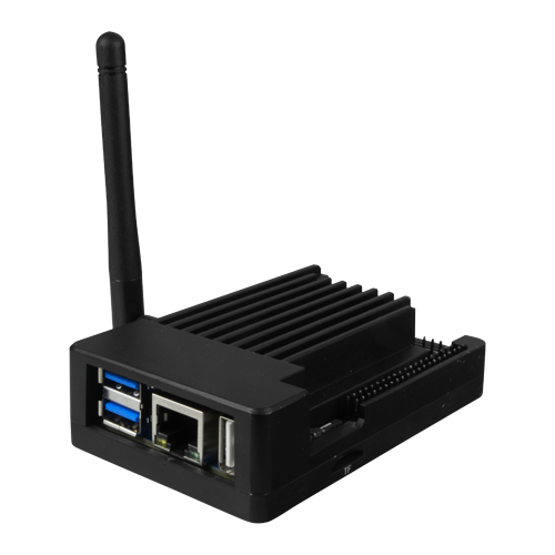 Mini-PC Android - Sistema operativo Android 8.1 - CPU 6core ARM 64 Bit 2.0 Ghz - Memoria fino a 4GB LPDDR4 + 16GB Interno - WiFi IEEE802.11 a/b/n/ac, RJ45 10/100/100M - HDMI 2.0 / Audio