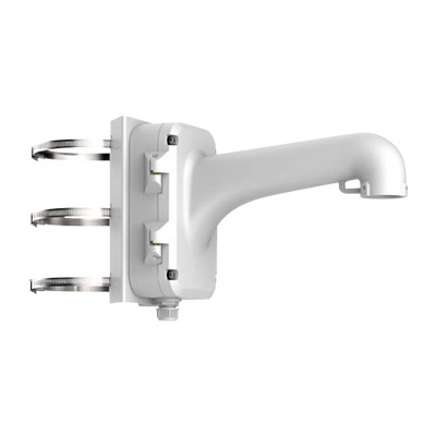 Pole support - Waterproof - Suitable for outdoor use - Suitable for wall installation - White colour