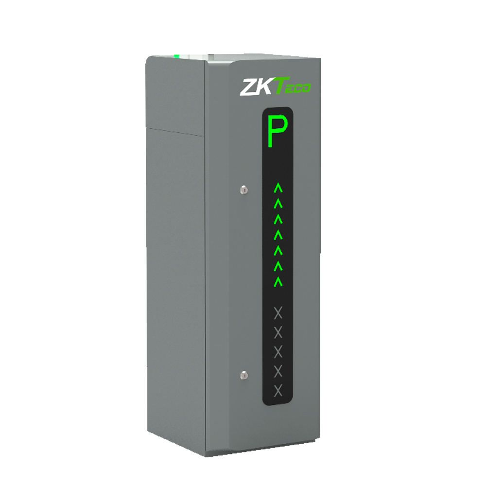 Barrera de estacionamiento de alto rendimiento - Brazo no incluido | Brazo recto (hasta 6 m) - Apertura hacia la izquierda - Indicadores LED - Modo de emergencia | Servomotor - Posibilidad de batería de respaldo