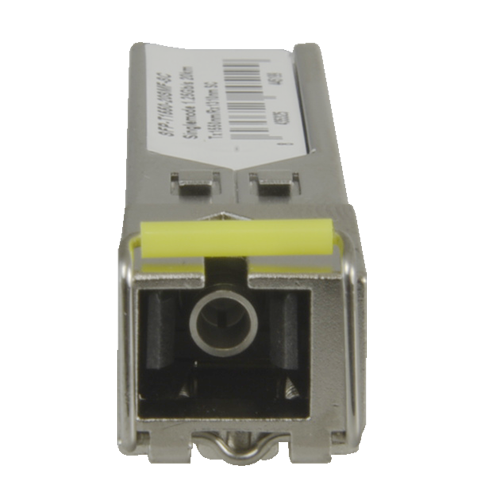 Par de módulos transmisores SFP - Tx 1550/1310 nm Rx 1310/1550 nm - Fibra Monomodo - Conector SC Simplex - BiDi - Máximo 20 km - 1,25Gb/s - 1000Base-LX