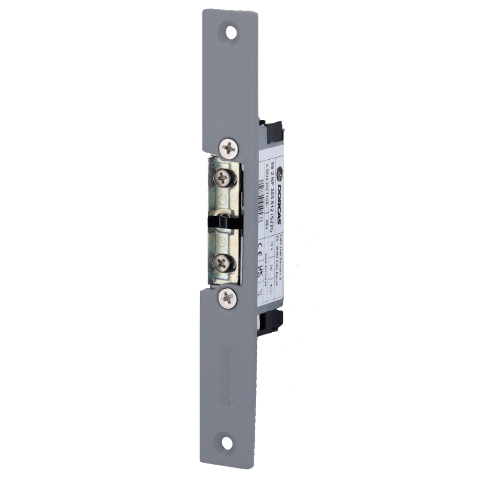 Apriporta elettrico Dorcas - Per porta singola | Scrocco radiale regolabile - Modalità di apertura Fail Safe (NC) - Forza di tenuta 330 kg - Alimentazione DC 12V - Montaggio a incasso