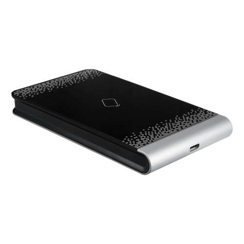 Lettore di schede USB Safire - Schede EM 125 kHz - Schede MF 13.56 MHz - Indicatore LED - Plug & Play - Compatibile con Safire Control Center