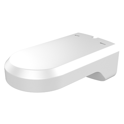 Wall bracket - Suitable for pole mounting - Color white - Hardened material with spray treatment