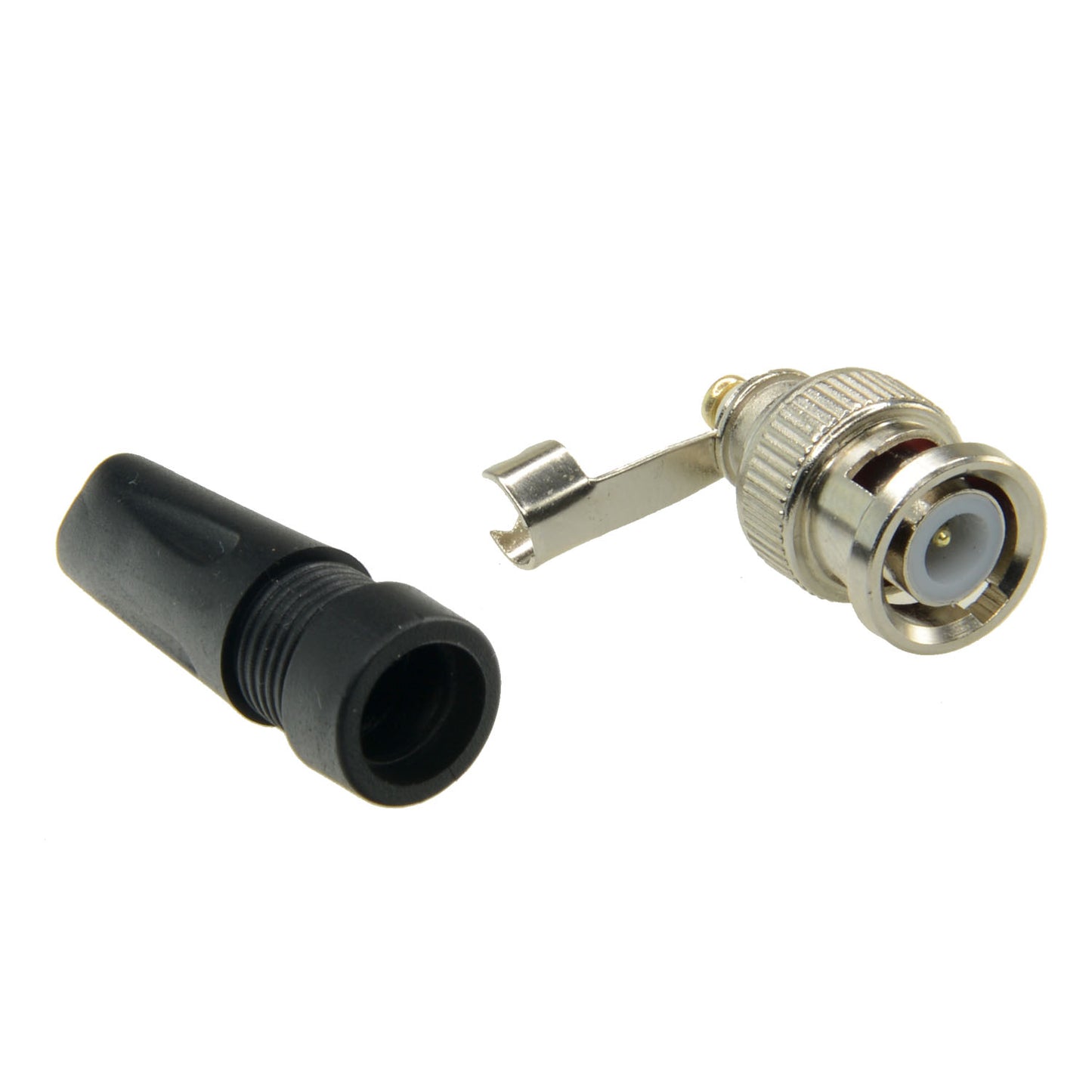 Connettore SAFIRE - BNC a vite - Compatibile con qualsiasi cavo - Universale, non occorre crimpatrice - Basta un cacciavite - Custodia protettiva