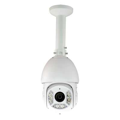 Staffa a tetto - Altezza 240 mm - Adatto per esterni - Colore bianco - Compatibile con XSECURITY - Passacavo