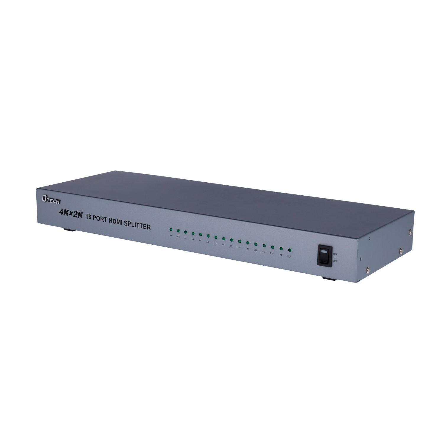 HDMI Signal Multiplier - 1 HDMI Input - 16 HDMI Outputs - Up to 4K*2 - Max Output Length 25m - DC 5V Power Supply