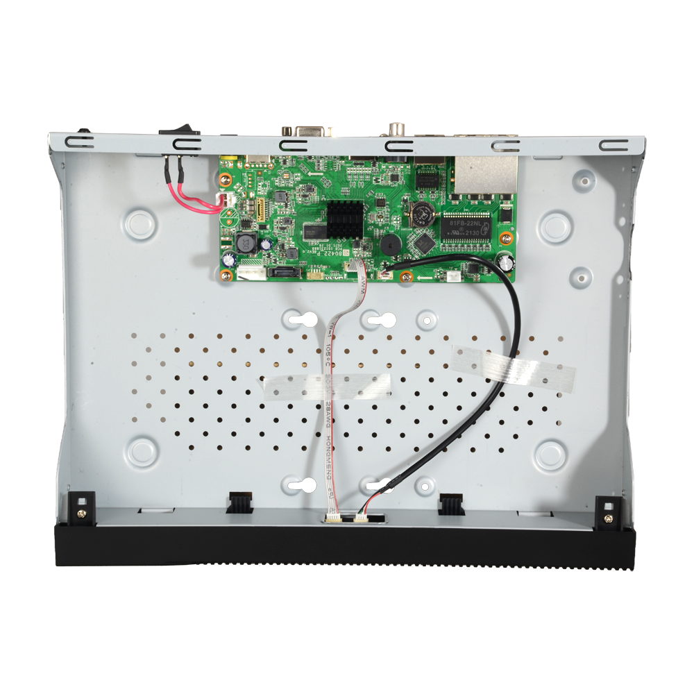 NVR para cámaras IP - 4 CH vídeo PoE+ 50W / Compresión H.265+ - Resolución máxima 8.0 Mp - Ancho de banda 40 Mbps - Salida HDMI 4K y VGA - Permite 1 disco duro