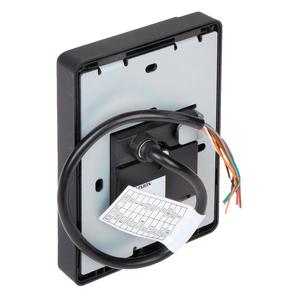 Lector de acceso - Acceso mediante PIN y tarjeta MF - Indicador LED y acústico - Wiegand 26/34 - Compatible con Safire - Apto para exterior IP65