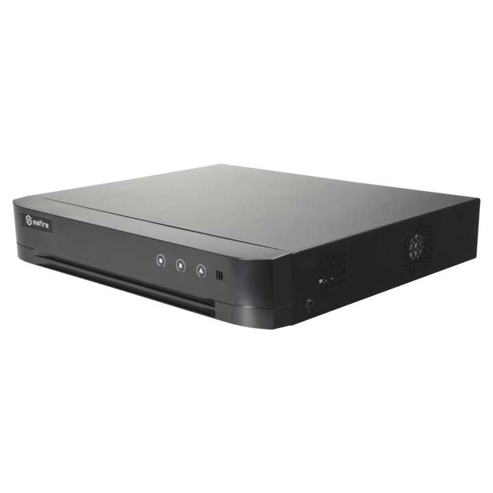 Videoregistratore 5n1 Safire - Audio su cavo coassiale - 4CH HDTVI/HDCVI/HDCVI/AHD/CVBS/CVBS/ 4+1 IP - 1080P Lite (25FPS) - Uscita HDMI e VGA - 1 HDD