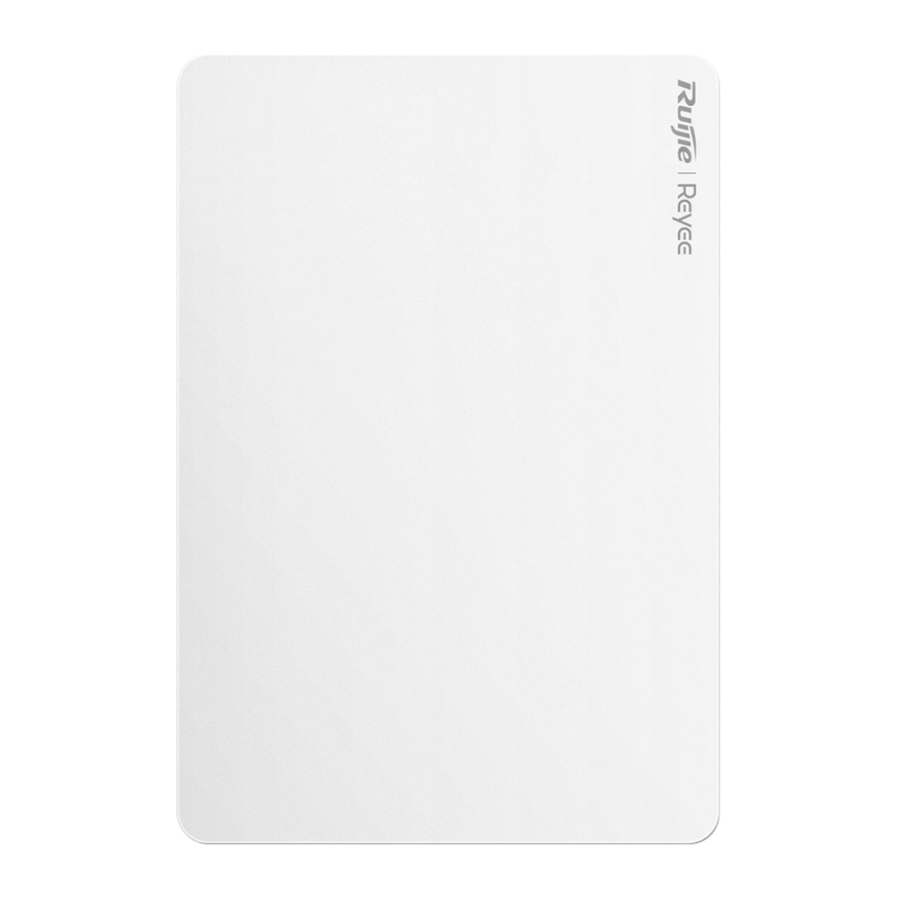 Reyee - AP de Pared Omnidireccional Wi-Fi 6 - Frecuencia 2.4 y 5 GHz / 160MHz Ancho de Canal - Rendimiento Wi-Fi hasta 3000 Mbps - Antenas MU-MIMO 2x2 en 2.4GHz, 2x2 en 5GHz - Instalación cajas mecanismo / 4 Puertos RJ45